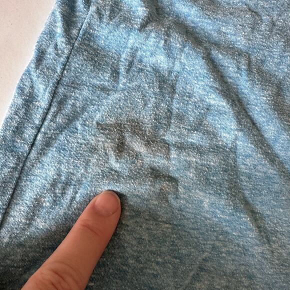 Volcom Blue & Gray Button Front Raglan Hoodie - Youth Medium - Picture 4 of 7